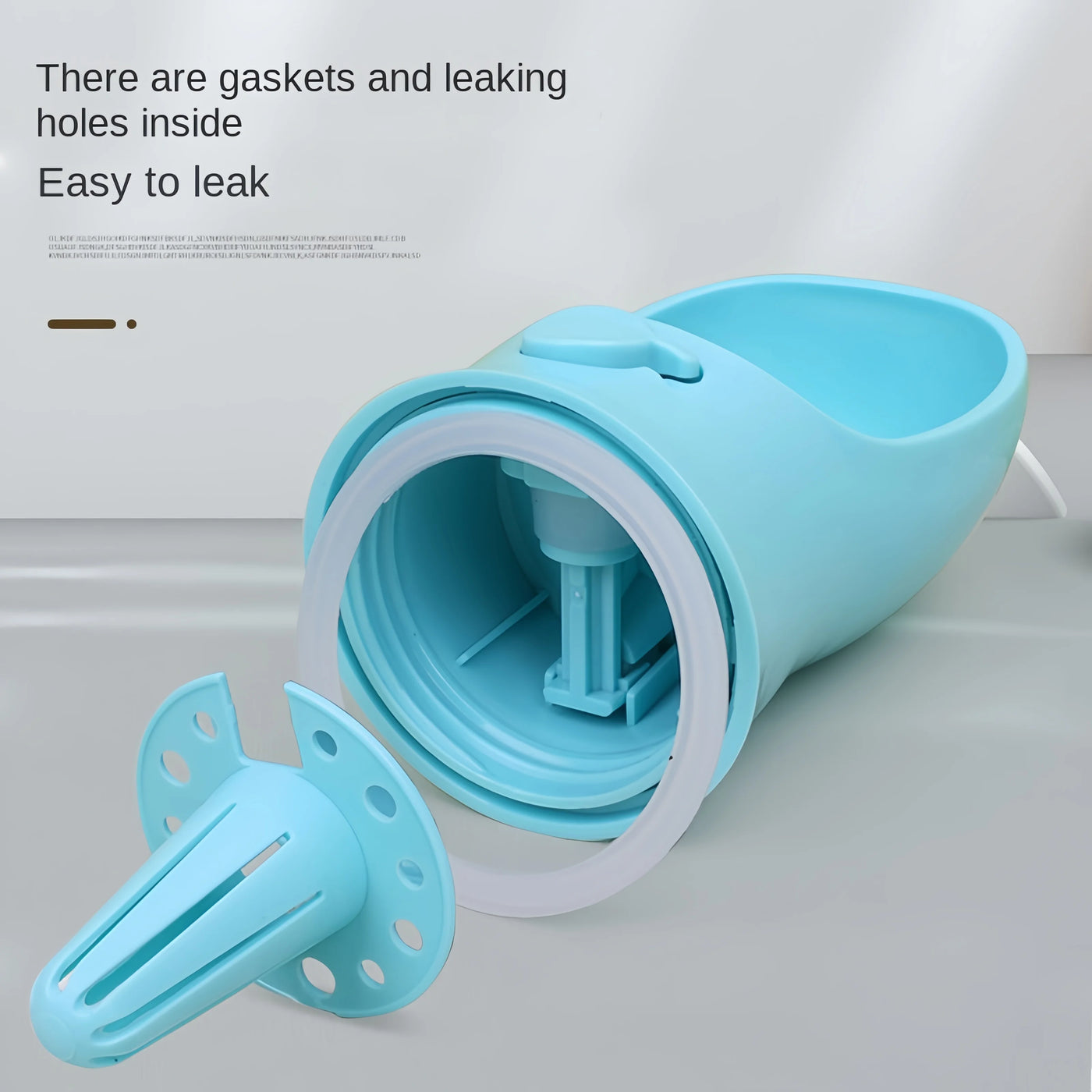 Portable Dog Cat Water Bottle with Storage Food