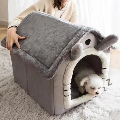 Soft Cat Bed Deep Sleep House