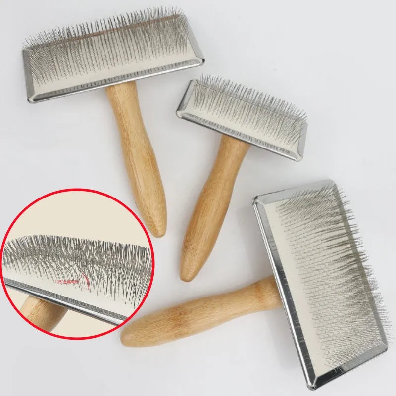 Dog Comb Solid Wood Dog Brush