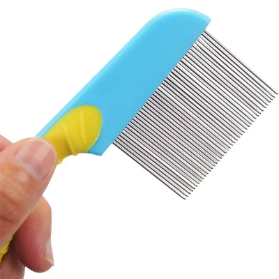 Pet Dog Cat Anti Lice Comb Stainless Steel