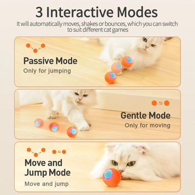 Smart Interactive Cat Bouncing Ball