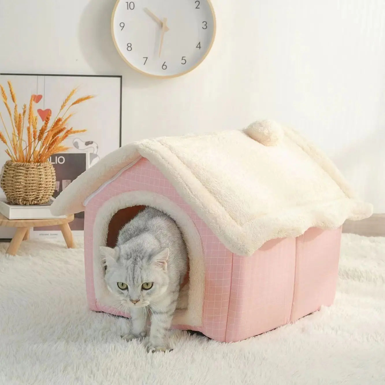 Soft Cat Bed Deep Sleep House