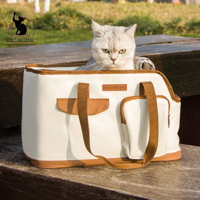 Baguette-Shaped Travel Bags for Pets