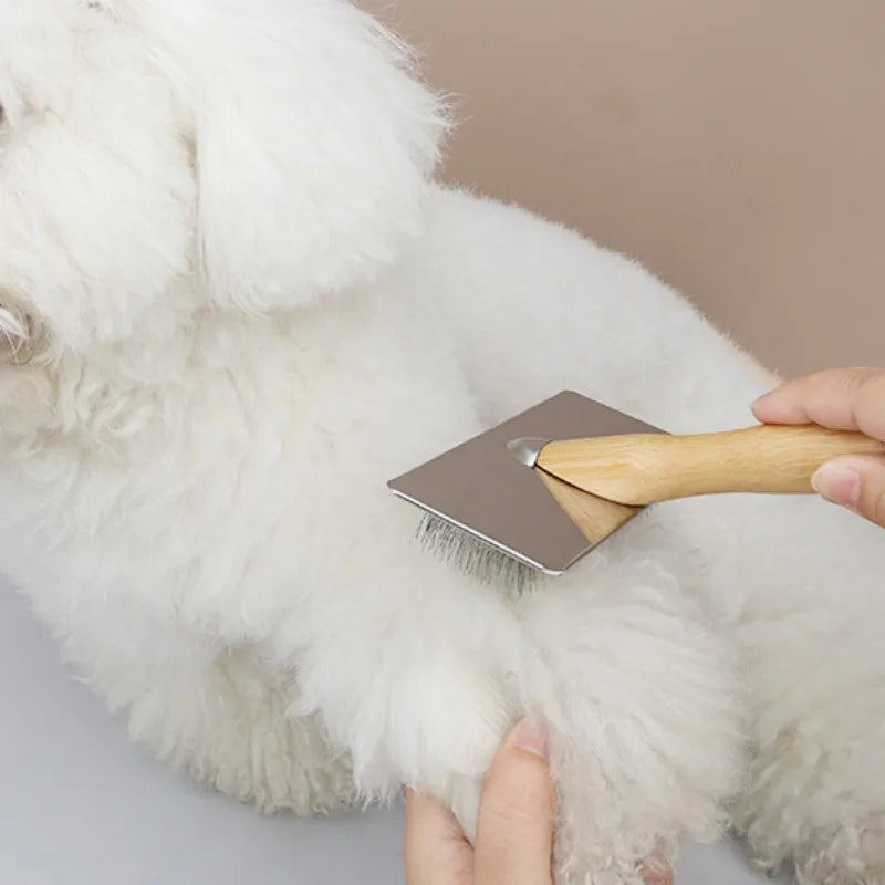 Dog Comb Solid Wood Dog Brush