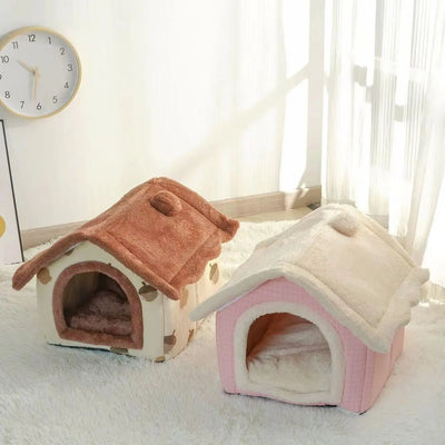 Soft Cat Bed Deep Sleep House